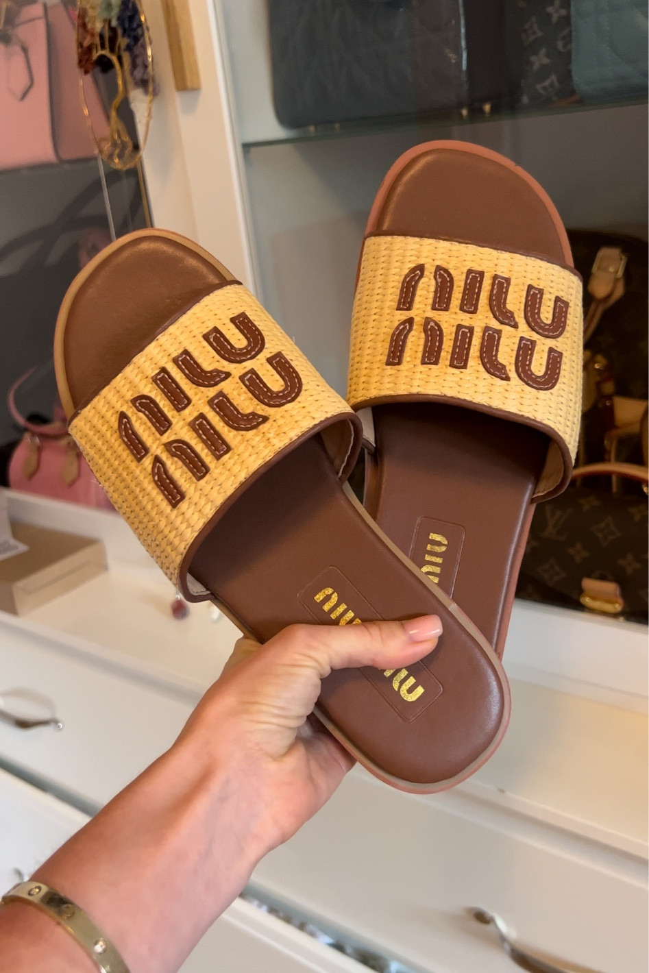 Miu Miu raffia slides dhgate 

#LTKShoeCrush #LTKStyleTip #LTKFindsUnder50
