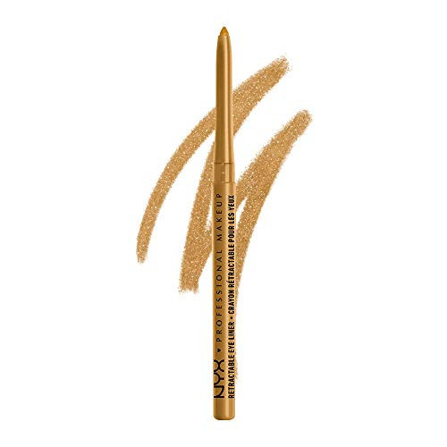 NYX PROFESSIONAL MAKEUP Mechanical Eyeliner Pencil, Gold | Amazon (US)
