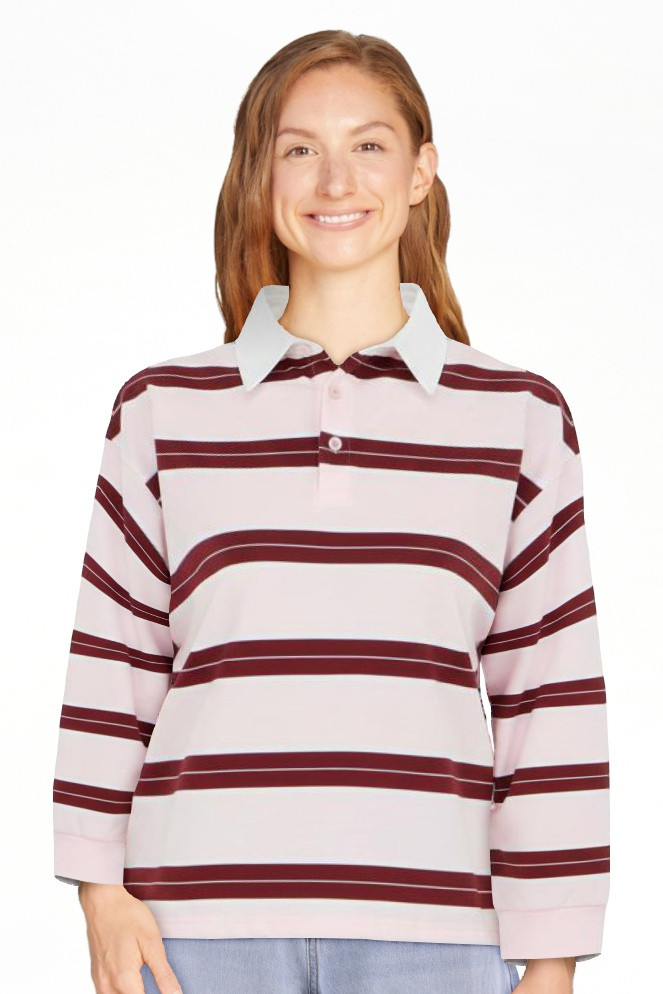 Forever 21 Women’s Oversized Polo Shirt, Short Sleeve Cotton-Blend Top, XS-XL | Walmart (US)