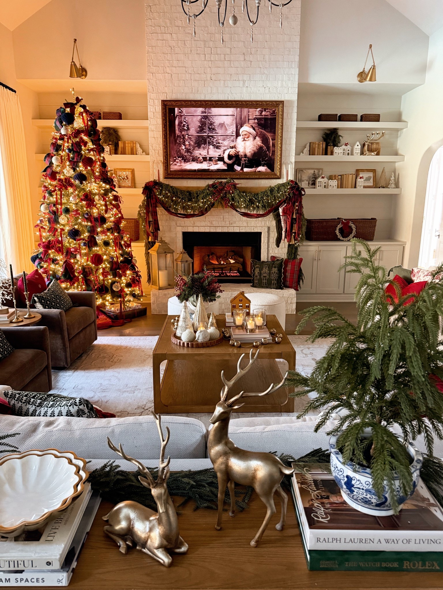 Traditional /Ralph Lauren inspired Christmas decor 

#LTKHome #LTKHoliday #LTKCyberWeek