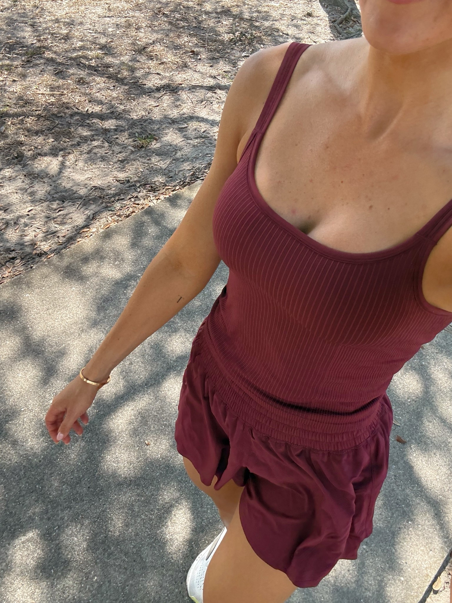 Lululemon top
Lululemon shorts 

#LTKfitnessgoals