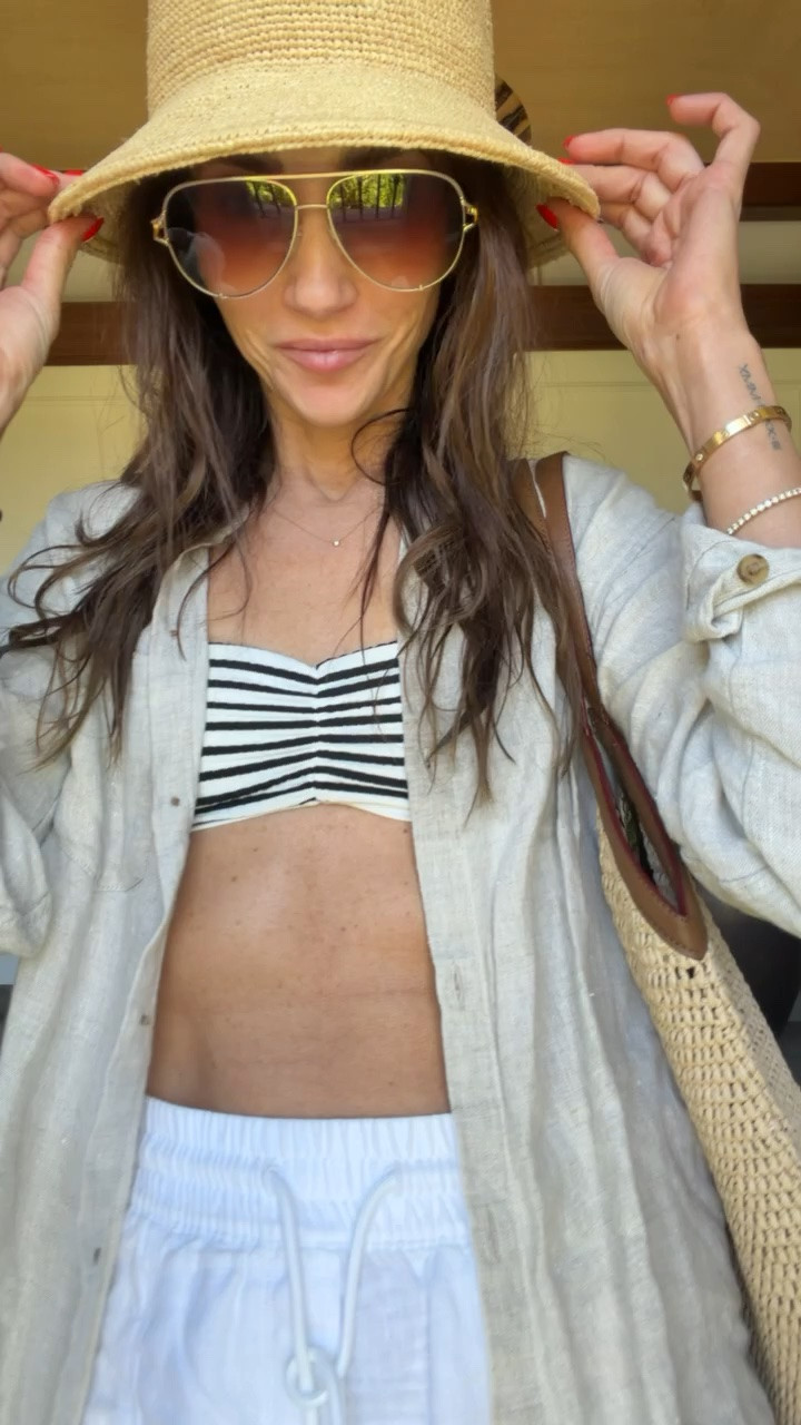 This lightweight swim cover up is the easiest layer to throw on after a day at the beach or by the pool. It gives you that effortless resort look while keeping you comfortable from the water to lunch.

Amazon fashion find, Swim cover up, Beach cover up, Resort wear, Vacation outfit, Poolside style, Lightweight button up, Beach vacation essentials, Summer travel outfit, Tropical vacation style, Coastal style, annabrstyle

#LTKootd #LTKSwim #LTKTravel