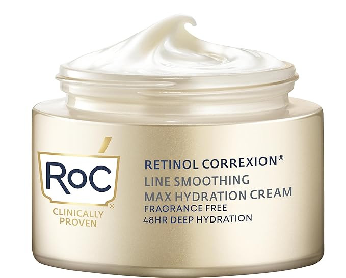 RoC Retinol Correxion Max Hydration Anti-Aging Daily Face Moisturizer with Hyaluronic Acid, Fragr... | Amazon (US)
