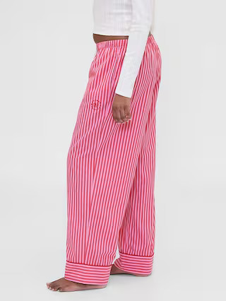 Gap × Summer Fridays Relaxed Poplin Stripe PJ Pants | Gap (US)