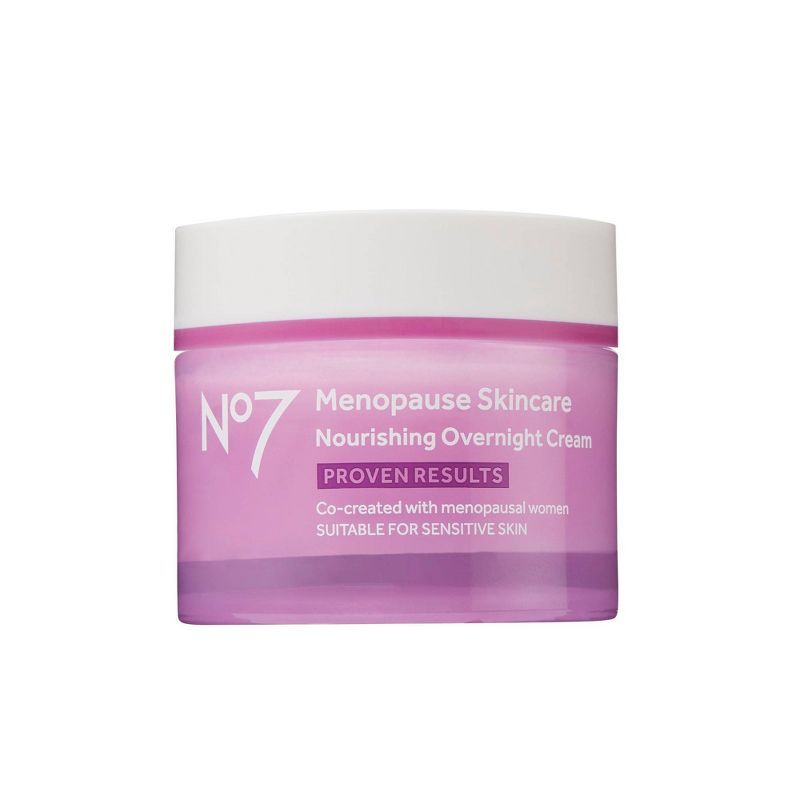 No7 Menopause Skincare Nourishing Overnight Cream - 1.69 fl oz | Target