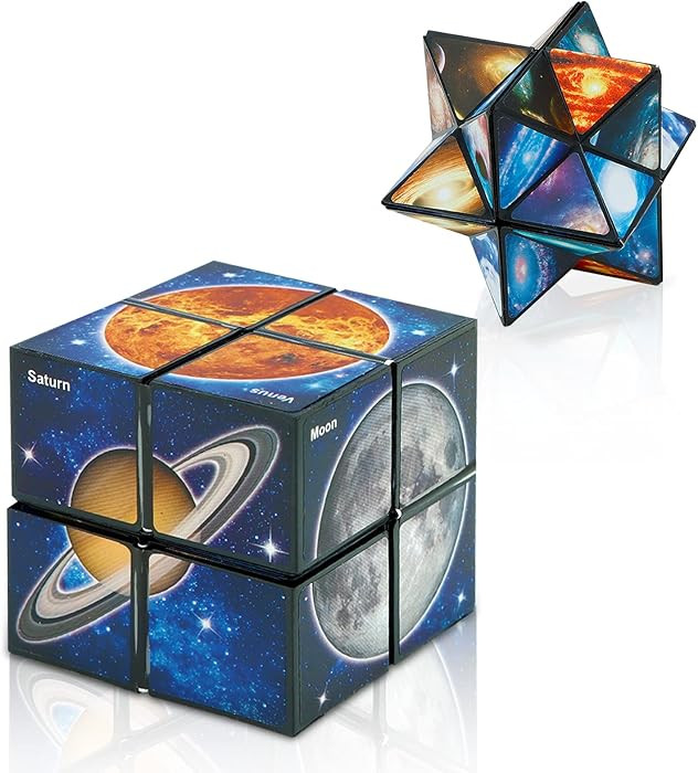 Star Cube Magic Cube Set, 2 in 1 Yoshimoto Cube for Kids and Adults, Toy for Boys and Girls Ages ... | Amazon (US)