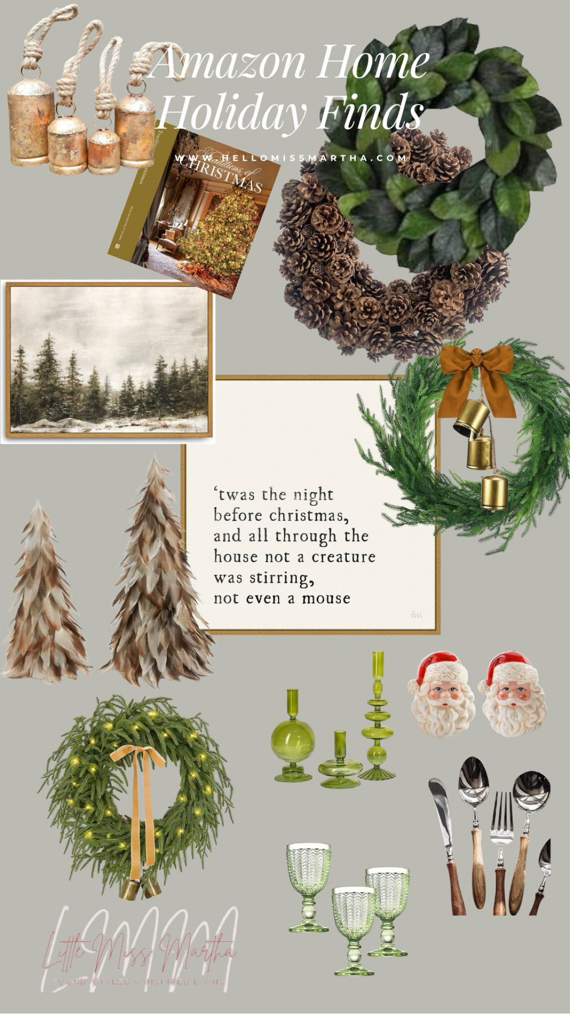 A few Amazon home finds for your holiday decor!  neutral but festive! 
#cyberweek #amazonhome #homedecor #holidayhomefinds

#LTKSeasonal #LTKHome #LTKHoliday