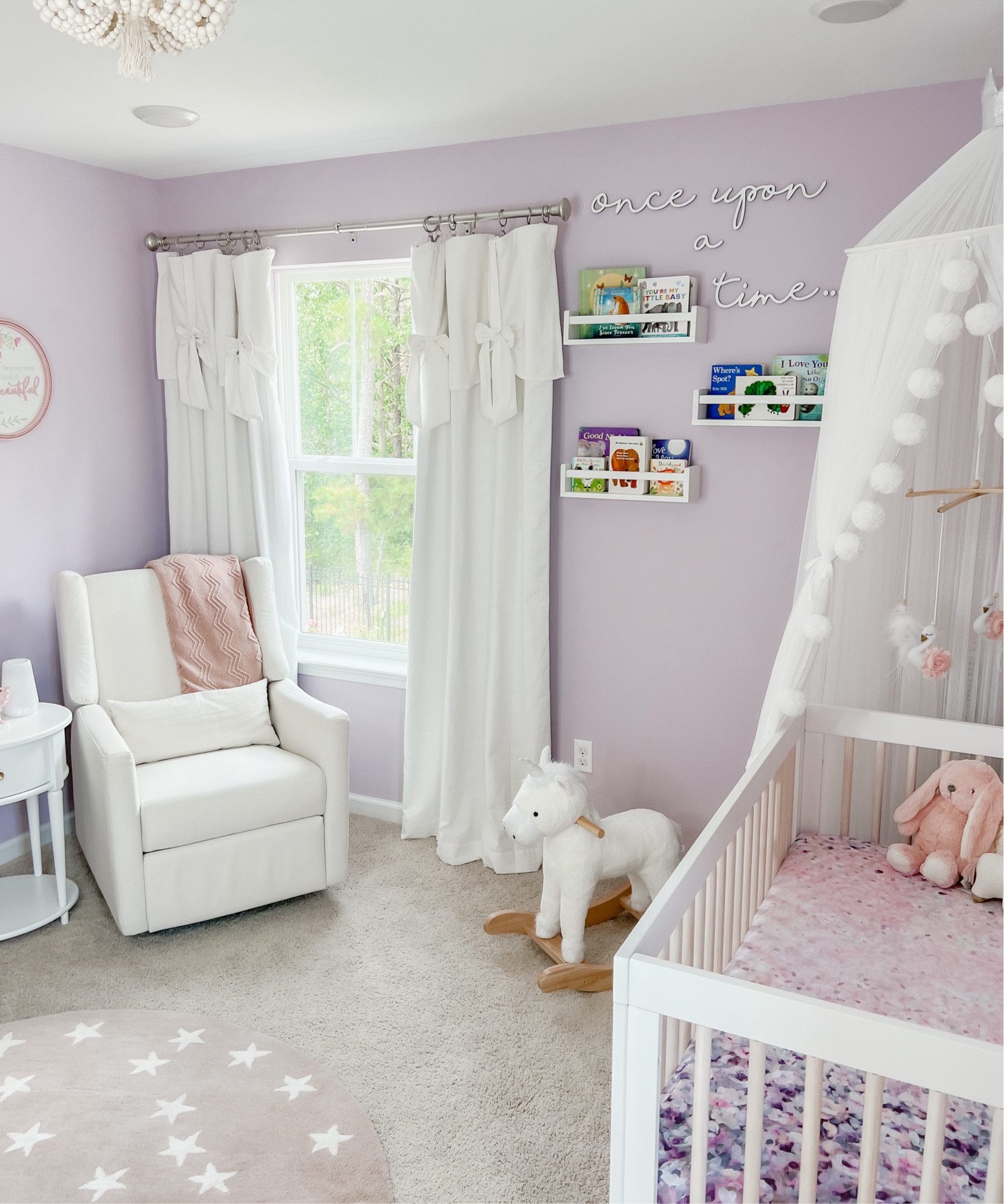 Lavender Baby Girl Nursery Lilac Nursery Decor, Nursery Decor Girl