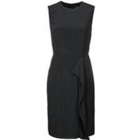 Paule Ka cascade ruffle sleeveless dress - Black | Farfetch EU
