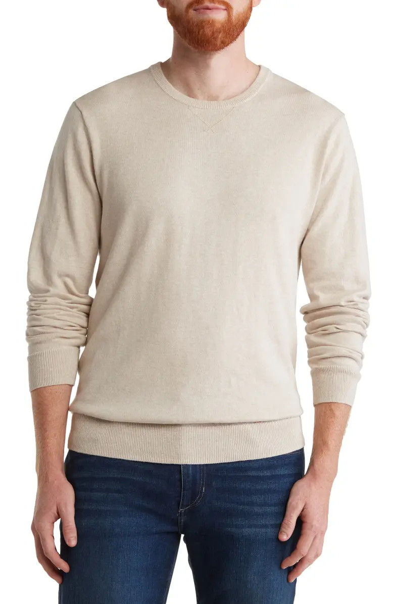 Classic Cotton & Cashmere Crewneck Sweater | Nordstrom Rack