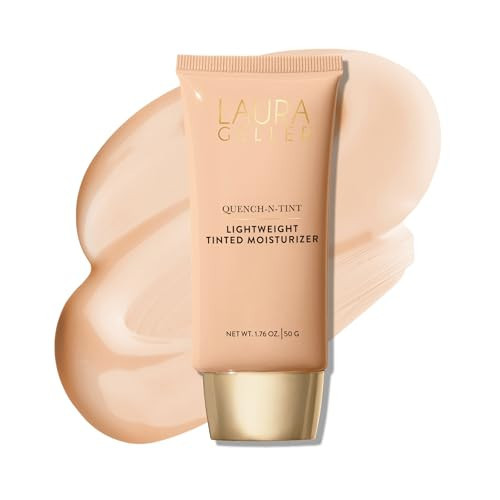 LAURA GELLER NEW YORK Quench-n-Tint Lightweight Tinted Moisturizer, Porcelain/Fair - Sheer to Light Buildable Coverage - Natural Glow Finish - Lightweight Formula with Hyaluronic Acid | Amazon (US)