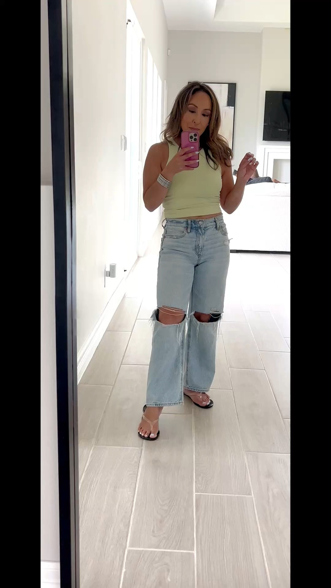 Super casual look! Jeans and a top for a grocery run and a Target curbside. Just the typical weekend shenanigans!

#LTKootd #LTKmomlife #LTKgrwm