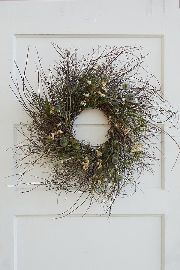 Preserved Mossy Meadow Wreath | Anthropologie (US)