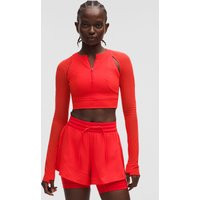 Mesh Cropped Long-Sleeve Shirt | Lululemon (US)