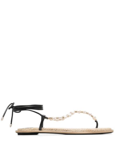 pearl-strap sandals | Farfetch (US)