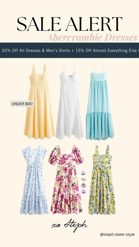 Abercrombie spring dresses on sale! Perfect time to grab a vacation outfit! 

#LTKstyletip #LTKSeasonal #LTKsalealert