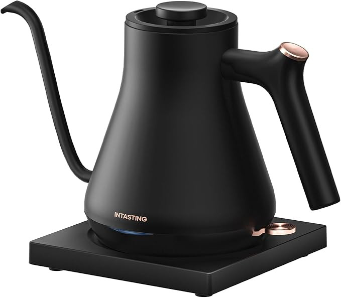 Electric Kettle, INTASTING Professional Gooseneck Kettles, 0.9L/30oz, 0.65mm Ultra-Fine Spout, Pr... | Amazon (US)