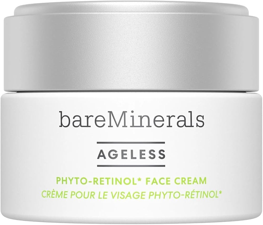 bareMinerals Ageless Phyto-Retinol Face Cream with Plant-Based Retinol Alternative + Hyaluronic A... | Amazon (US)