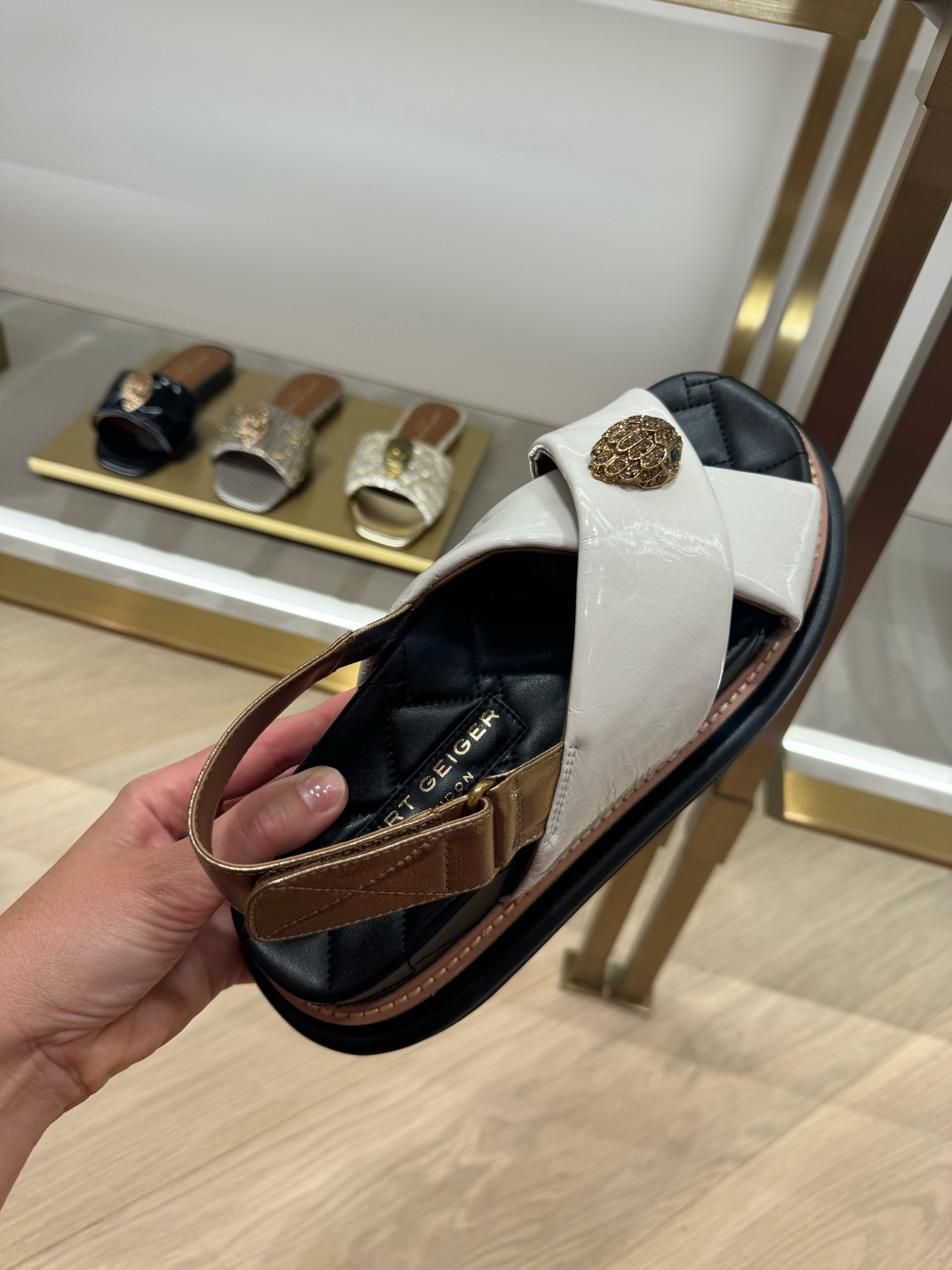 Love these chunky Kurt Geiger sandals in white!

#LTKGiftGuide #LTKStyleTip #LTKShoeCrush