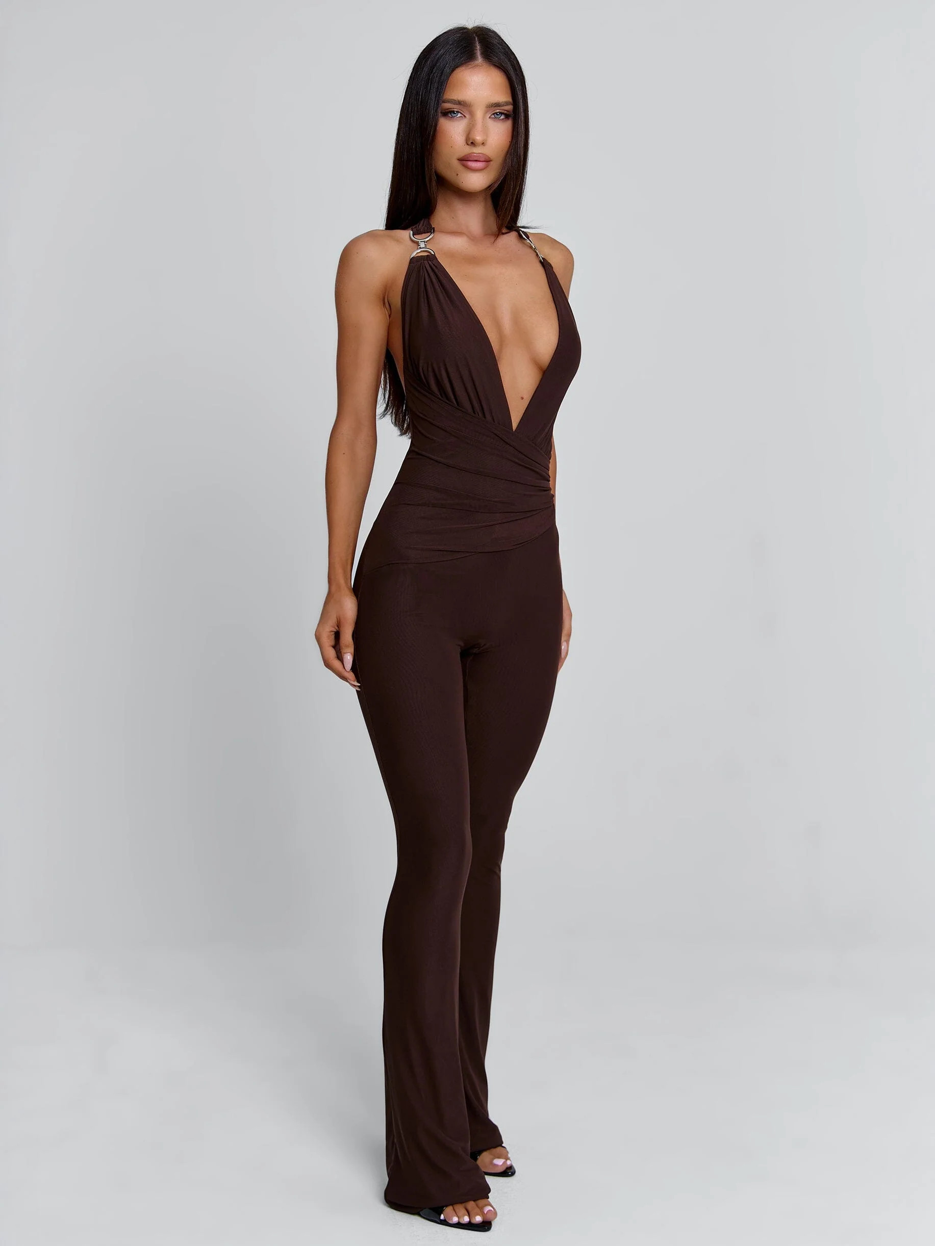 CARYS JUMPSUIT CHOCOLATE | Outcast (US & UK)