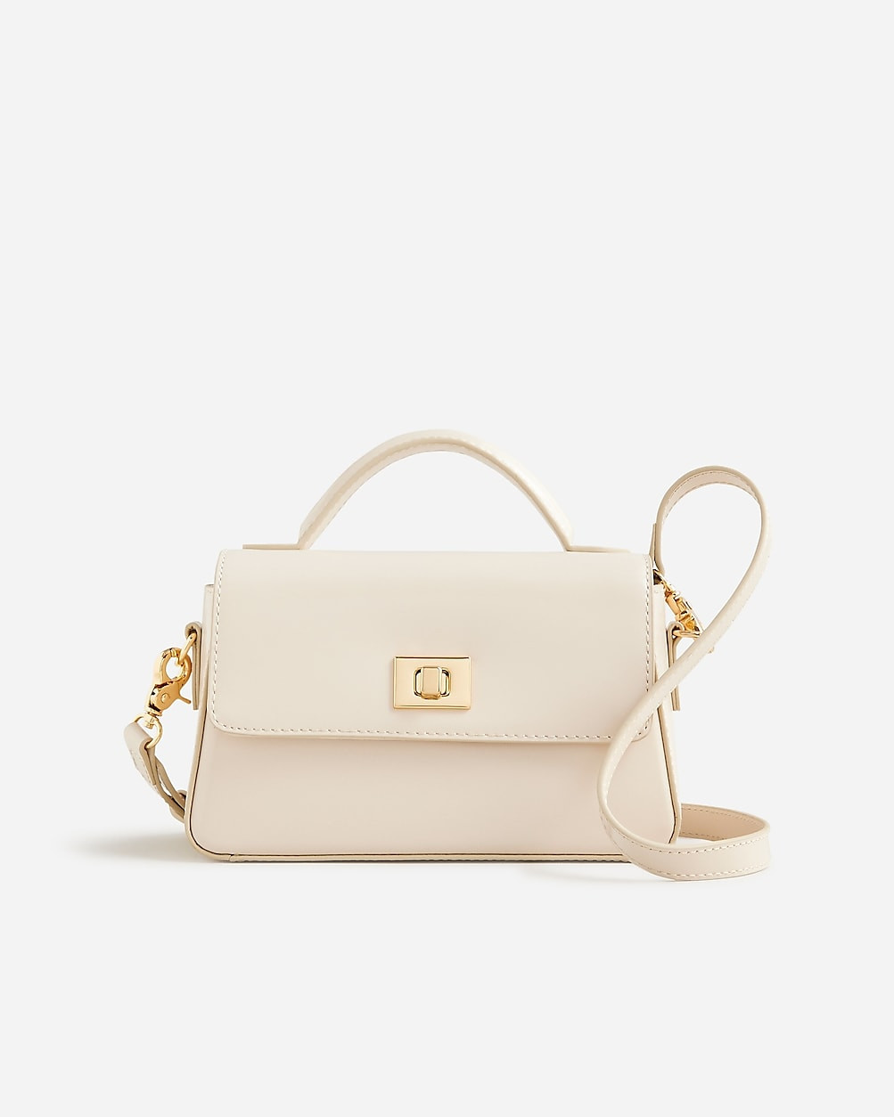 Small Edie top-handle bag in Italian leather | J. Crew US