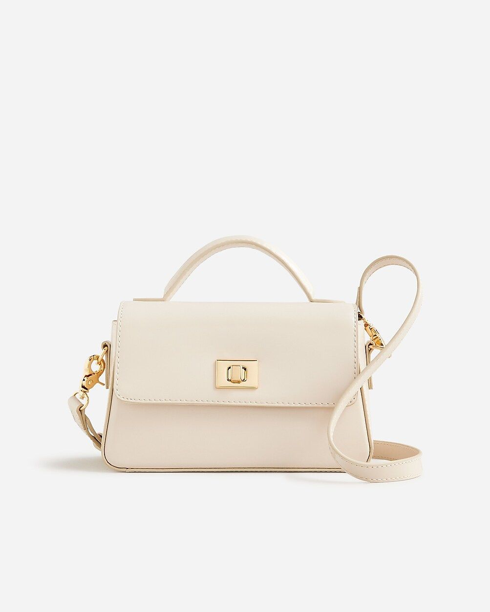 Small Edie top-handle bag in Italian leather | J.Crew US