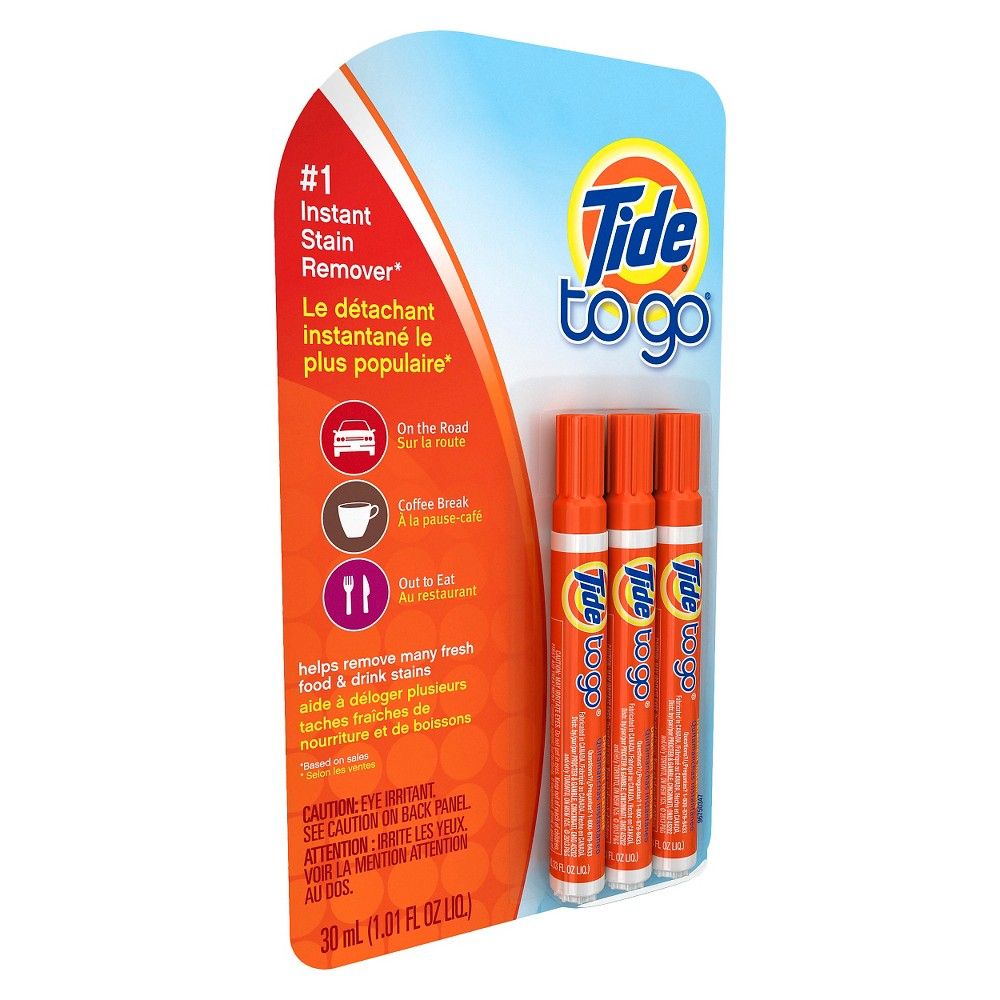 Tide To Go Stain Remover Pen - 3ct/1.01 fl oz | Target