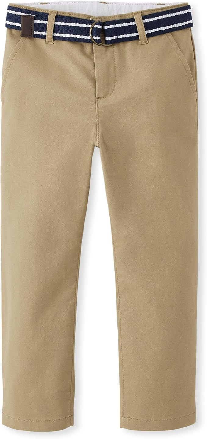 Gymboree Boys' and Toddler Belted Chino Pants | Amazon (US)