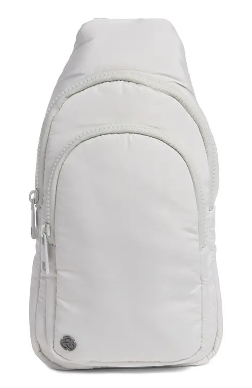 Zella Small Sling Bag in Grey Moonbeam at Nordstrom | Nordstrom