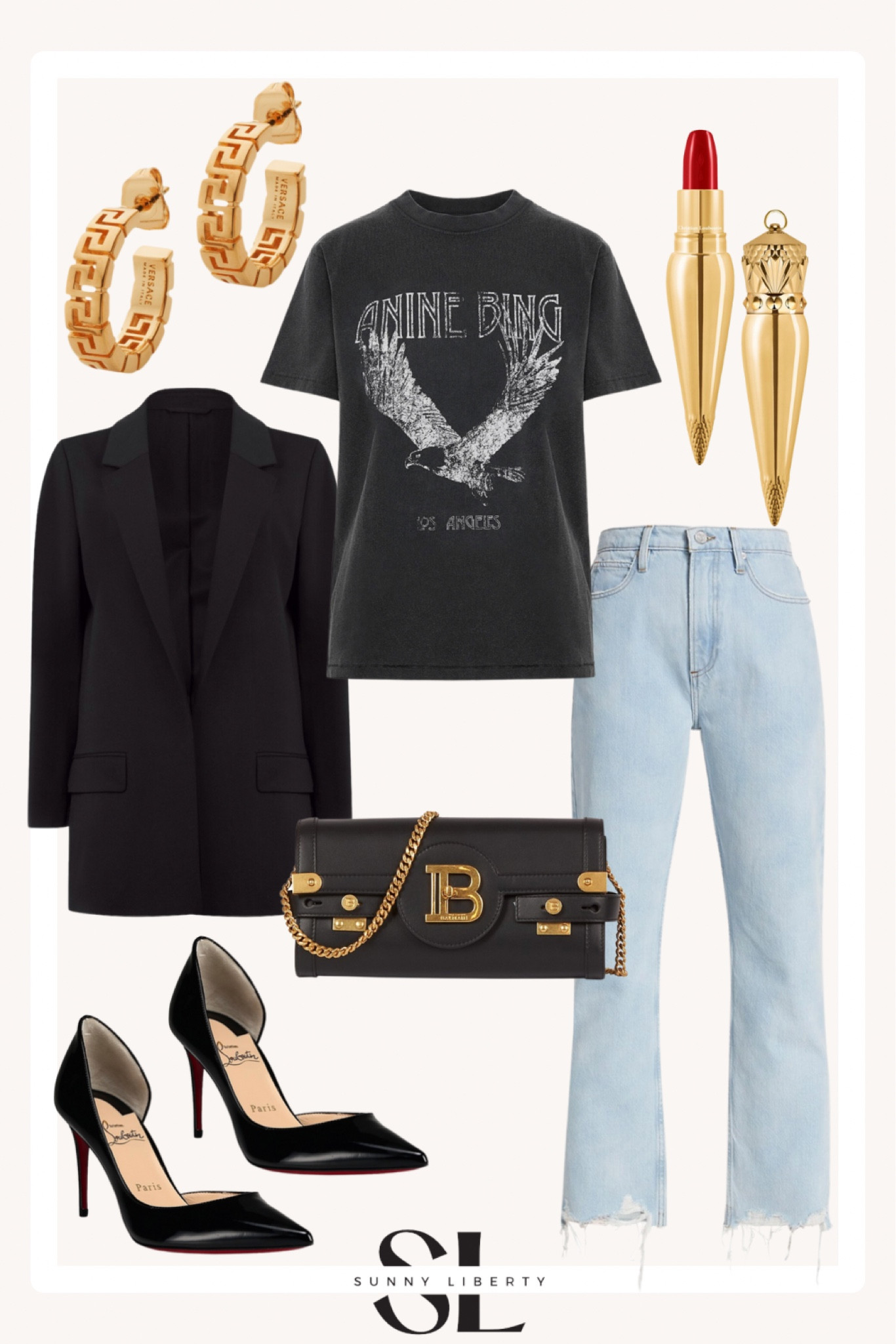 Designer outfit inspo.  I linked some dupes under similar items.



Graphic Tee • Going Out • Weekend Outfit  • Designer • Luxury Look • Look for Less • Pinterest Outfit • Date Night • Anine Bing • Jeans • Balmain • Designer Bags • Heels

#LTKitbag #LTKshoecrush