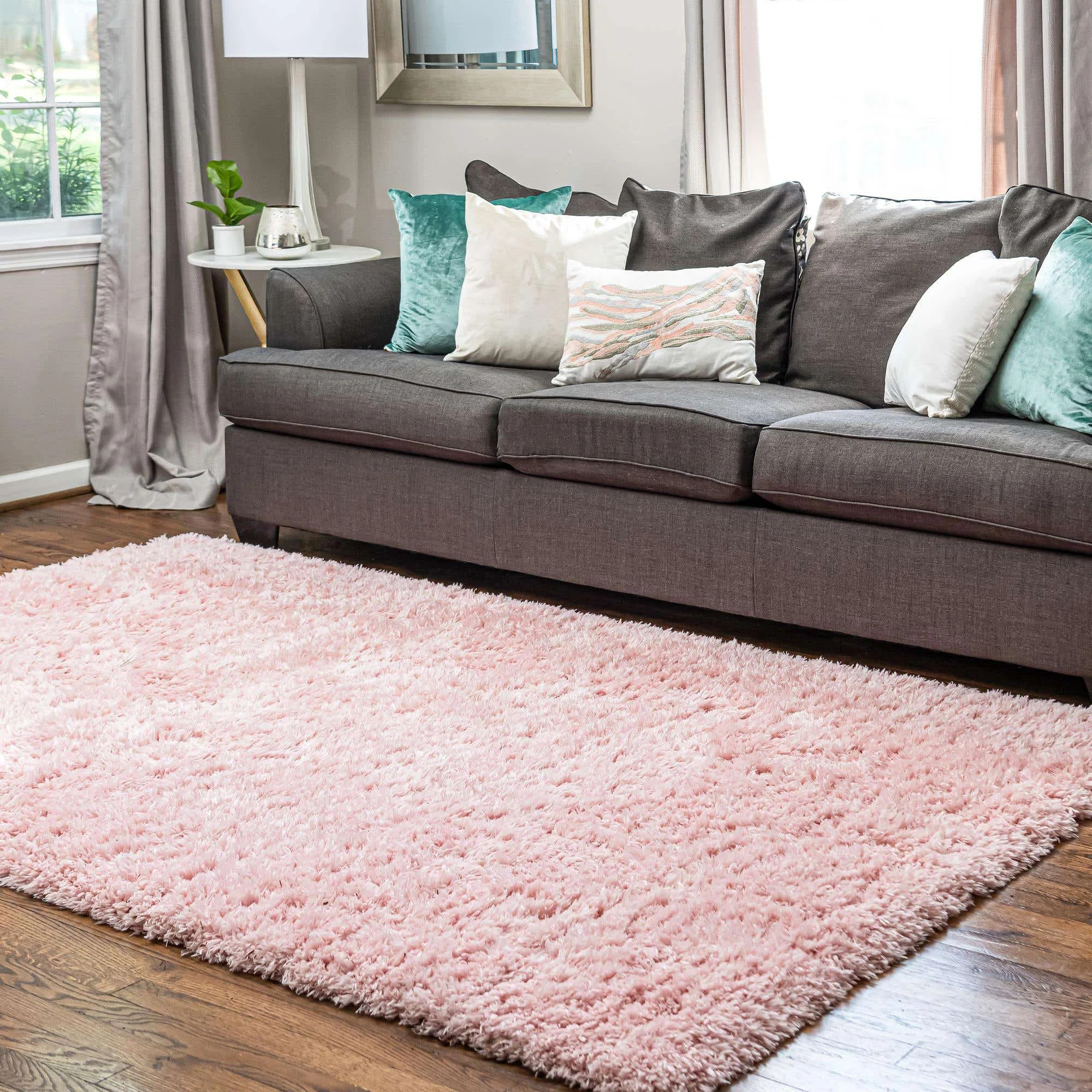 Hermina Light Pink Area Rug | Wayfair North America