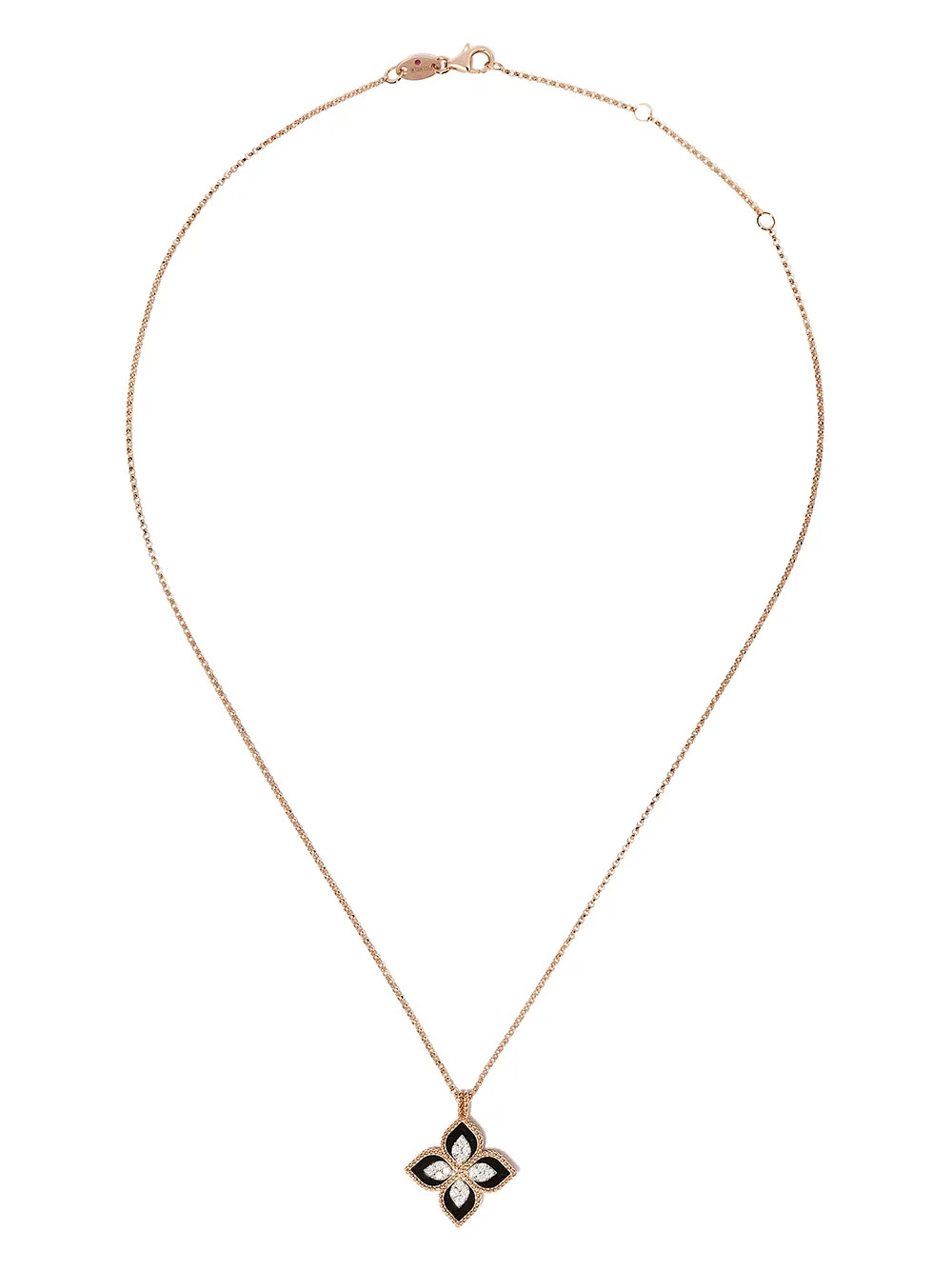Roberto Coin Collana In Oro Rosa 18kt Princess Flower | Rosa | FARFETCH IT | Farfetch Global