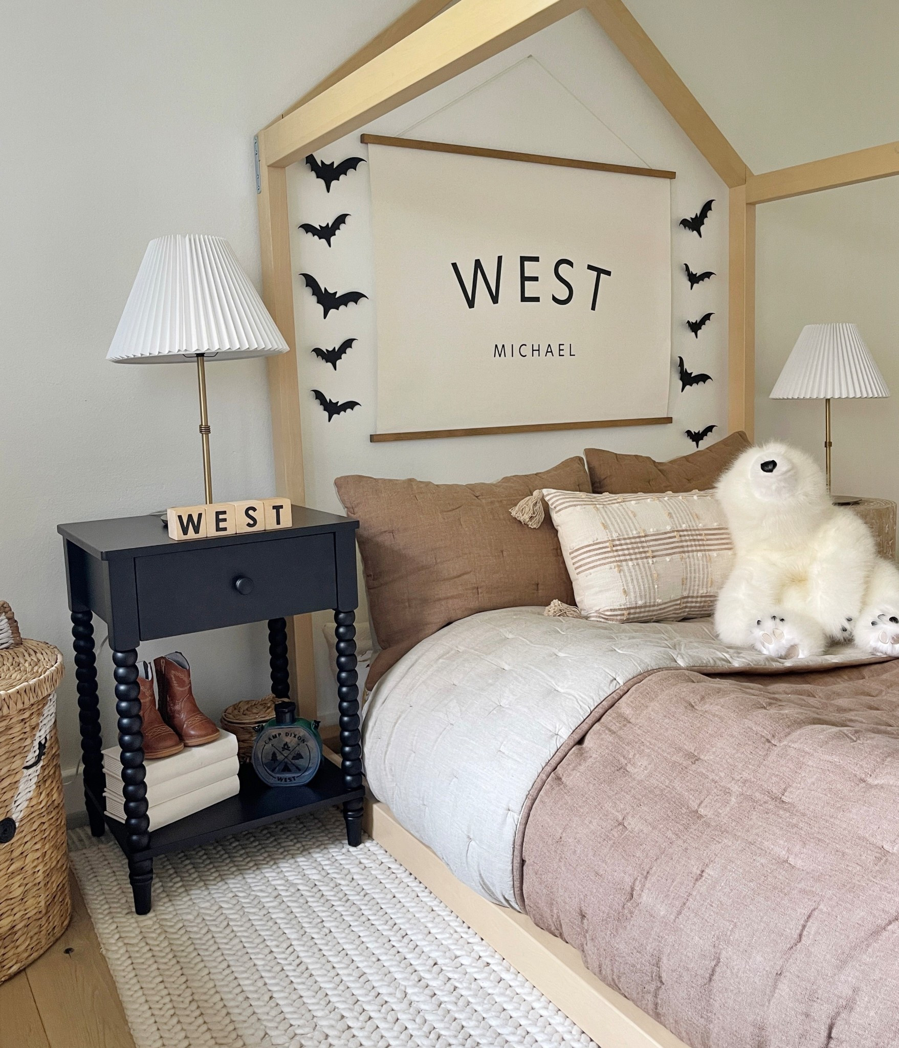 Bats are up in wests bedroom!

Halloween decor
Home
Bedding 
Kids Room 

#LTKHalloween #LTKKids #LTKHome