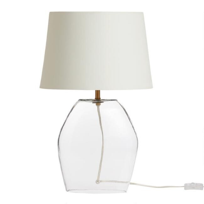 Clear Glass Alina Table Lamp Base | World Market