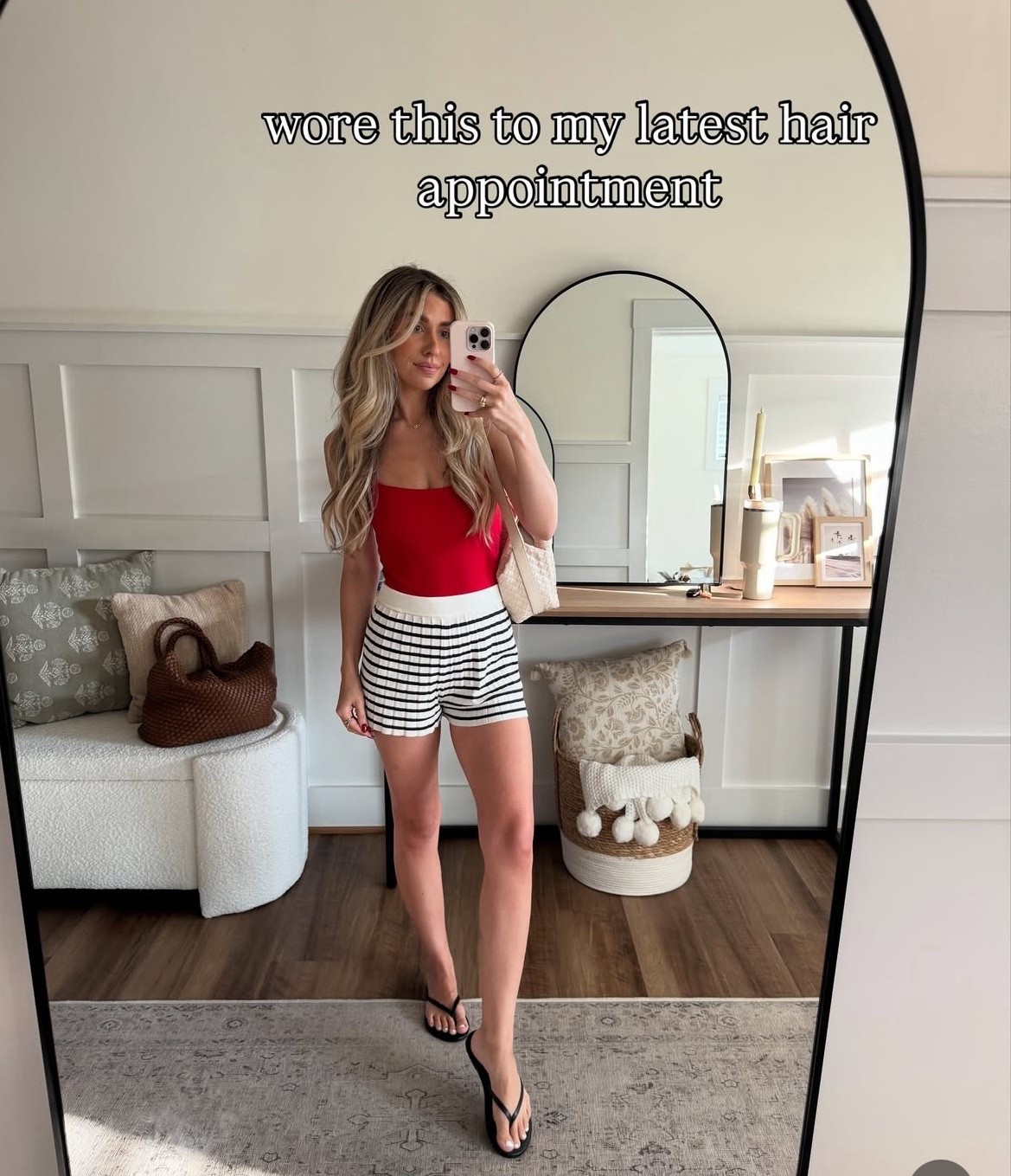 hair appt ootd — size xxs in the shorts and xs in the top! 

#LTKFindsUnder50 #LTKStyleTip #LTKPetite