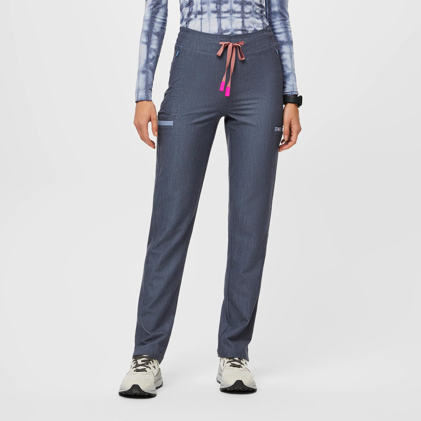 Women’s Evans Skinny Scrub Pants - Heather Denim · FIGS | FIGS
