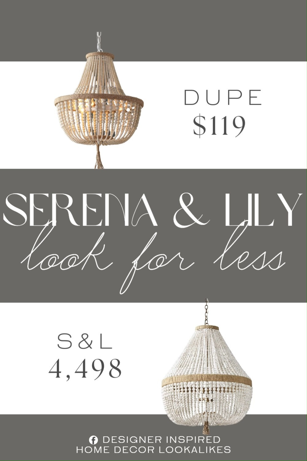 Inspired Serena & Lily Chandelier. Coastal Chic Lighting. Stylish Beaded Chandelier. Beaded Pendant Light. Natural Wood Chandelier. Rattan Bead Chandelier. Modern Farmhouse Chandelier. Boho Coastal Lighting. Rustic Modern Chandelier. White Bead Chandelier. 

Home more affordable option find copy cat similar look for less budget friendly affordable cheap cheaper beautiful pretty. Clearance sale coupon code discount code promo code luxury lookalike look a like Inspo inspiration inspired by idea ideas Love like these? I share multiple every day in my FB group.
#serenaandlilyinspired #chandelier #pendantlighting #beadedchandelier #lightinginspo #accentlighting #coastaldecor #coastalchic 

 

#LTKHome