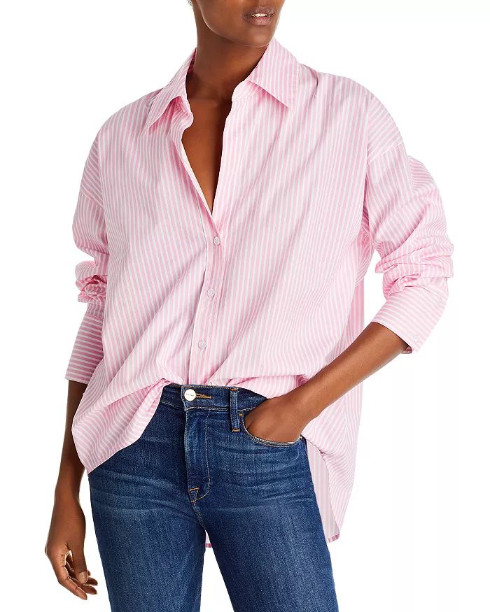 Stretch Poplin Striped Shirt | Bloomingdale's (US)