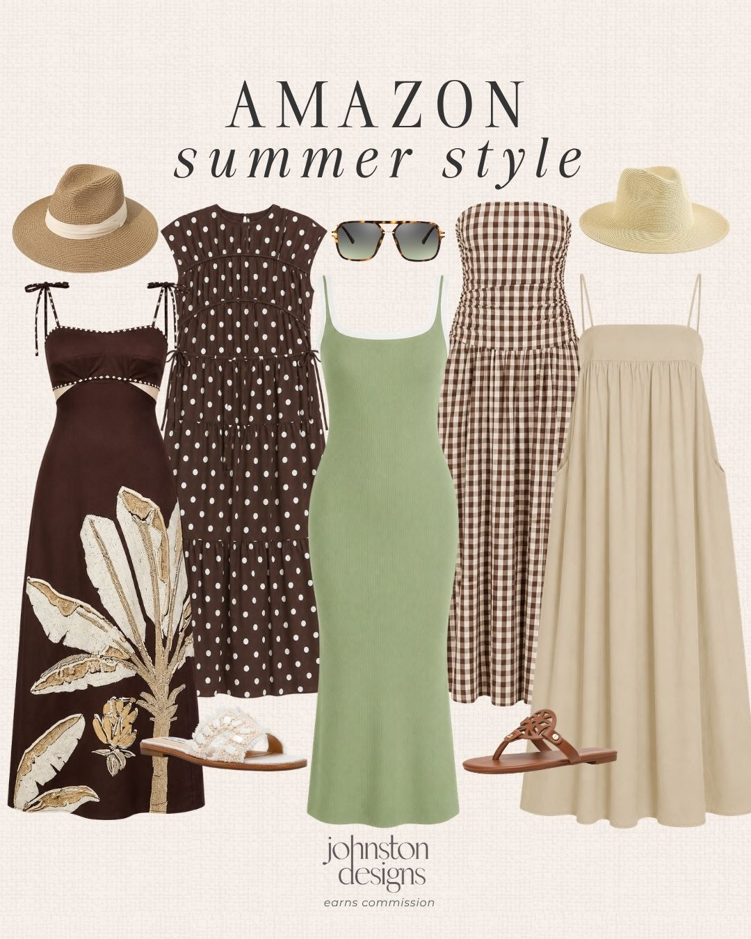 Amazon summer dresses with the prettiest neutral tones 🤎 These are perfect for vacation, brunch, beach dinners or warm-weather weekends. Love the mix of gingham, polka dots, soft green and flowy silhouettes.

Amazon dress, Amazon fashion, summer dress, vacation outfit, neutral style, gingham dress, polka dot dress, maxi dress, midi dress, resort wear, summer style, beach dinner outfit, brunch outfit, Amazon summer finds 

 #LTKootd #LTKSeasonal