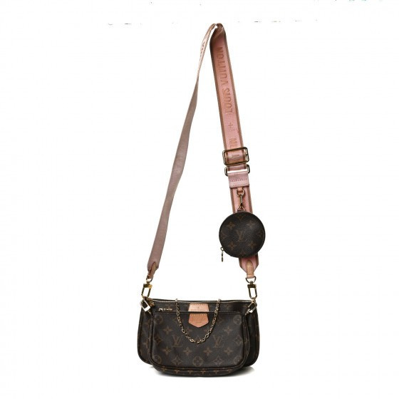 LOUIS VUITTON Monogram Multi Pochette Accessories Rose Clair | Fashionphile