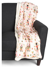 Nutcracker Cotton Gauze Reversible Throw | Pillows & Decor | Marshalls | Marshalls