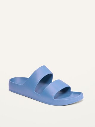 Plant-Based Double-Strap Slide Sandals for Women | Old Navy (US)