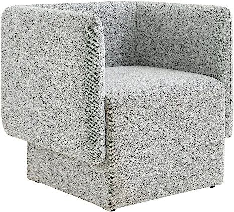 Meridian Furniture Vera Collection Modern | Contemporary Boucle Fabric Upholstered Accent Chair, ... | Amazon (US)