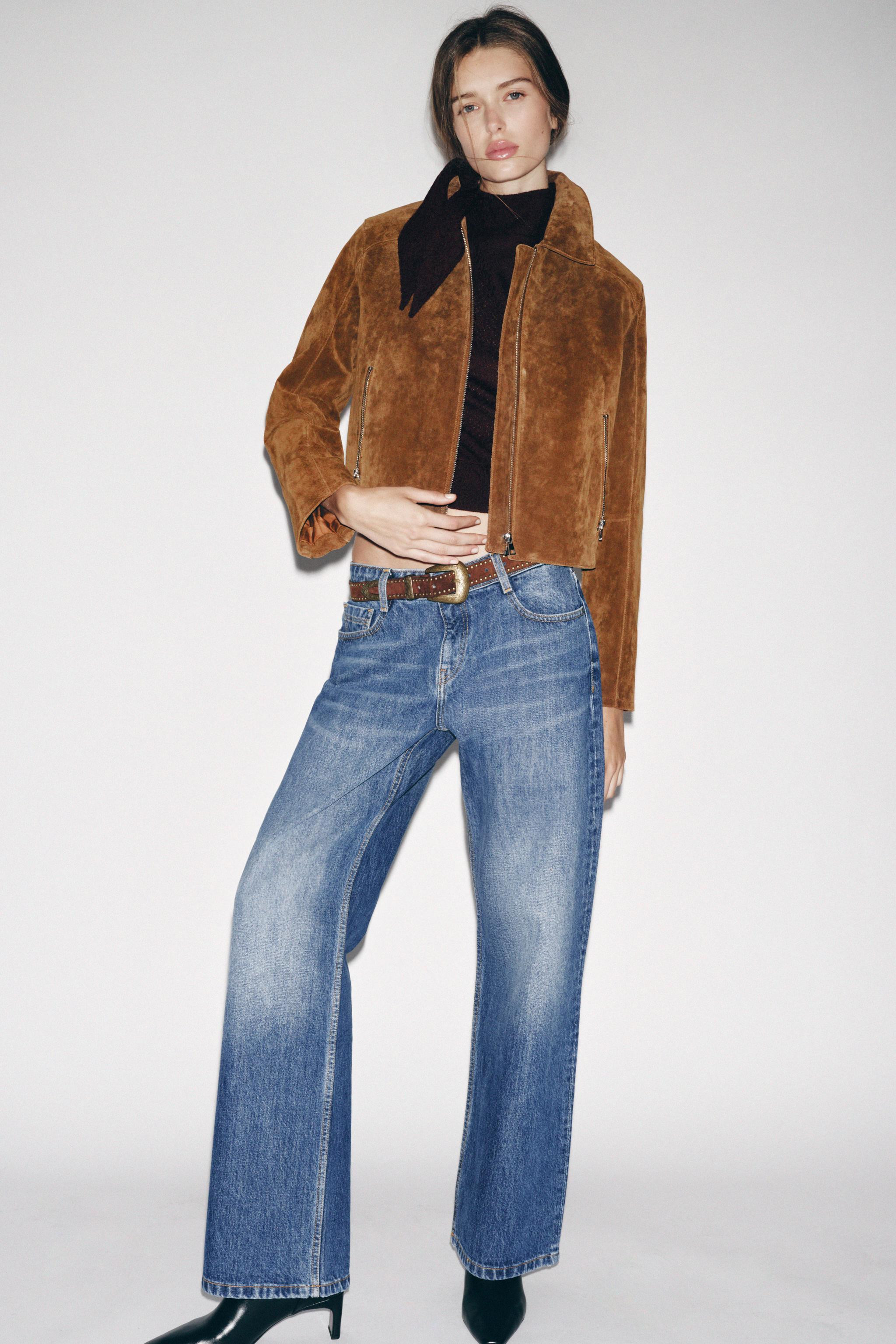 100% LEATHER SHORT JACKET | Zara US