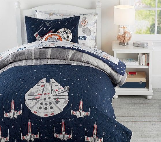 Star Wars™ Millennium Falcon™ Quilt & Shams | Pottery Barn Kids