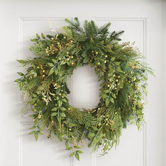 Breckenridge Cordless Wreath | Grandin Road | Grandin Road