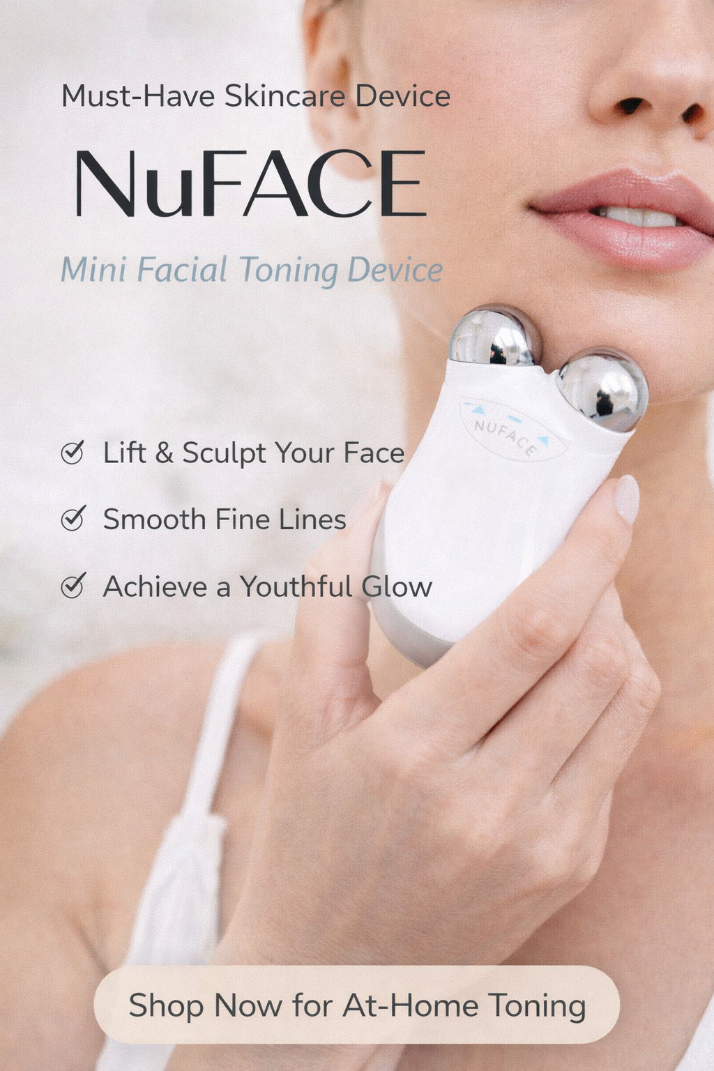 Looking for a non-invasive way to lift, sculpt, and smooth your skin at home? The NuFACE Mini Facial Toning Device uses microcurrent technology to visibly lift facial contours, smooth fine lines, and boost a natural glow. Perfect for busy routines, this easy-to-use skincare device delivers spa-like results in minutes a day.
Tap to shop and upgrade your skincare routine ✨💖#NuFACE
#NuFACEMini
#AtHomeSkincare
#FacialToning
#MicrocurrentDevice
#AntiAgingSkincare
#SkinLifting
#BeautyTech
#GlowingSkin
#SkincareTools
#LTKBeauty
#SelfCareRoutine
#NonInvasiveBeauty 

 #LTKValentine #LTKselfcare #LTKBeauty