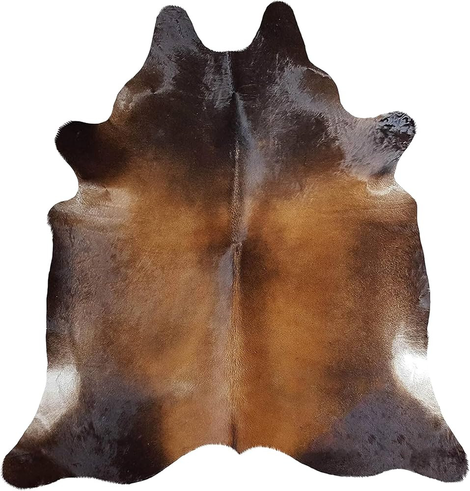 Sunshine Cowhides 100% Genuine Mahogany Brown Cowhide Rug - Modern Style Animal Skin Rug & Floor ... | Amazon (US)