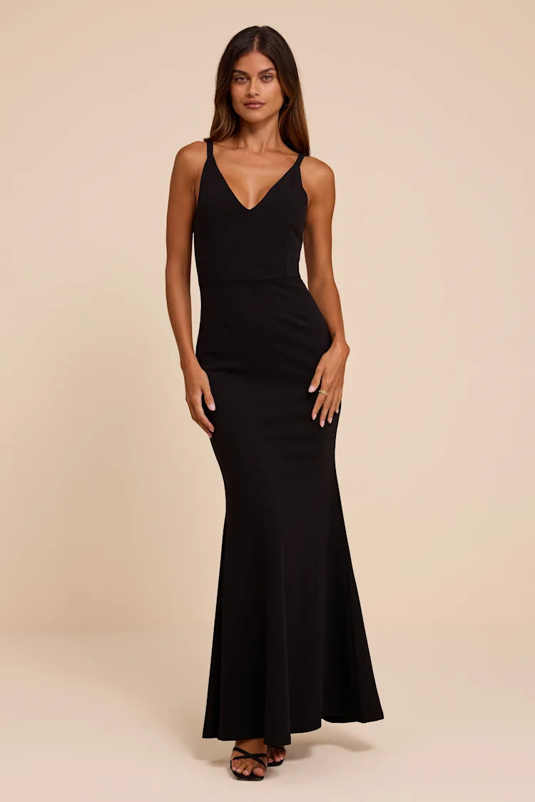 Melora Black Sleeveless Maxi Dress | Lulus