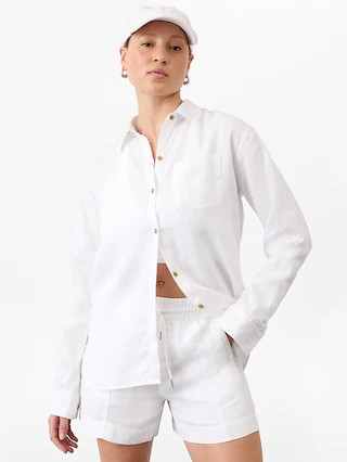 Retreat Linen Top | Athleta